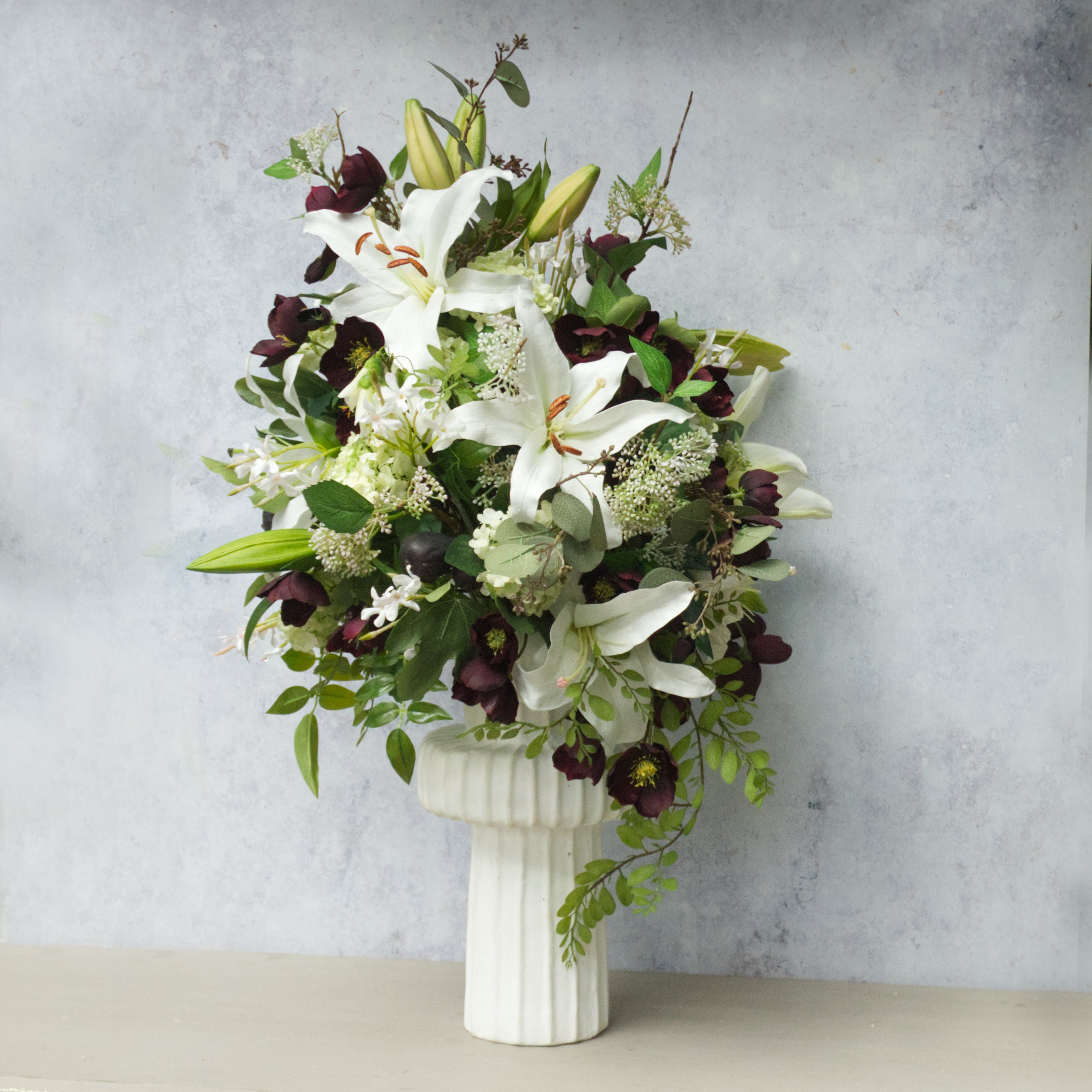 Casablanca Lily & Rose Arrangement