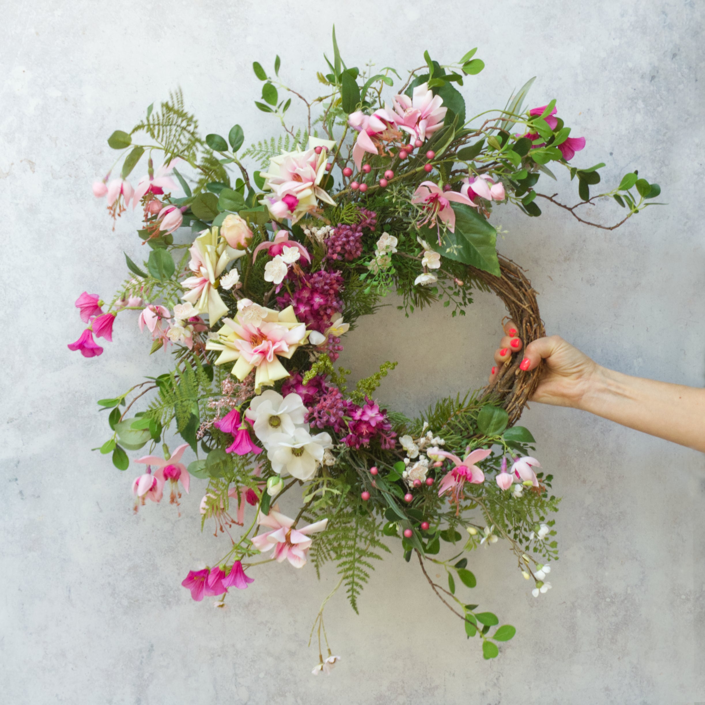 Wild Rose Summer Wreath