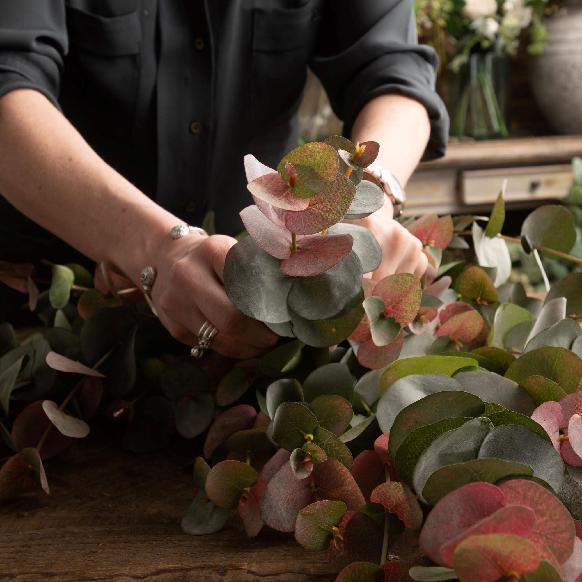 Pink Tinged Eucalyptus