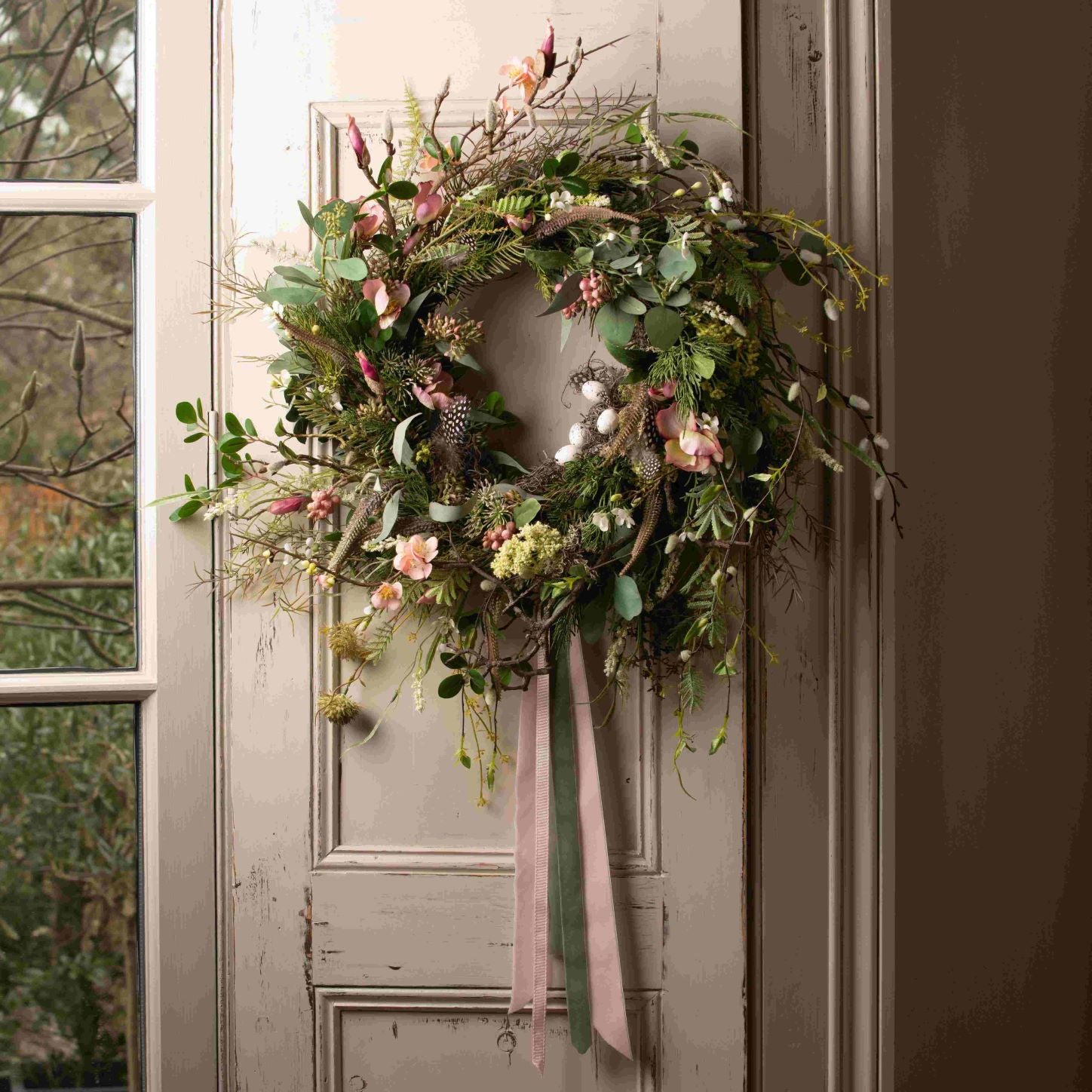Pink Blossom Spring Wreath
