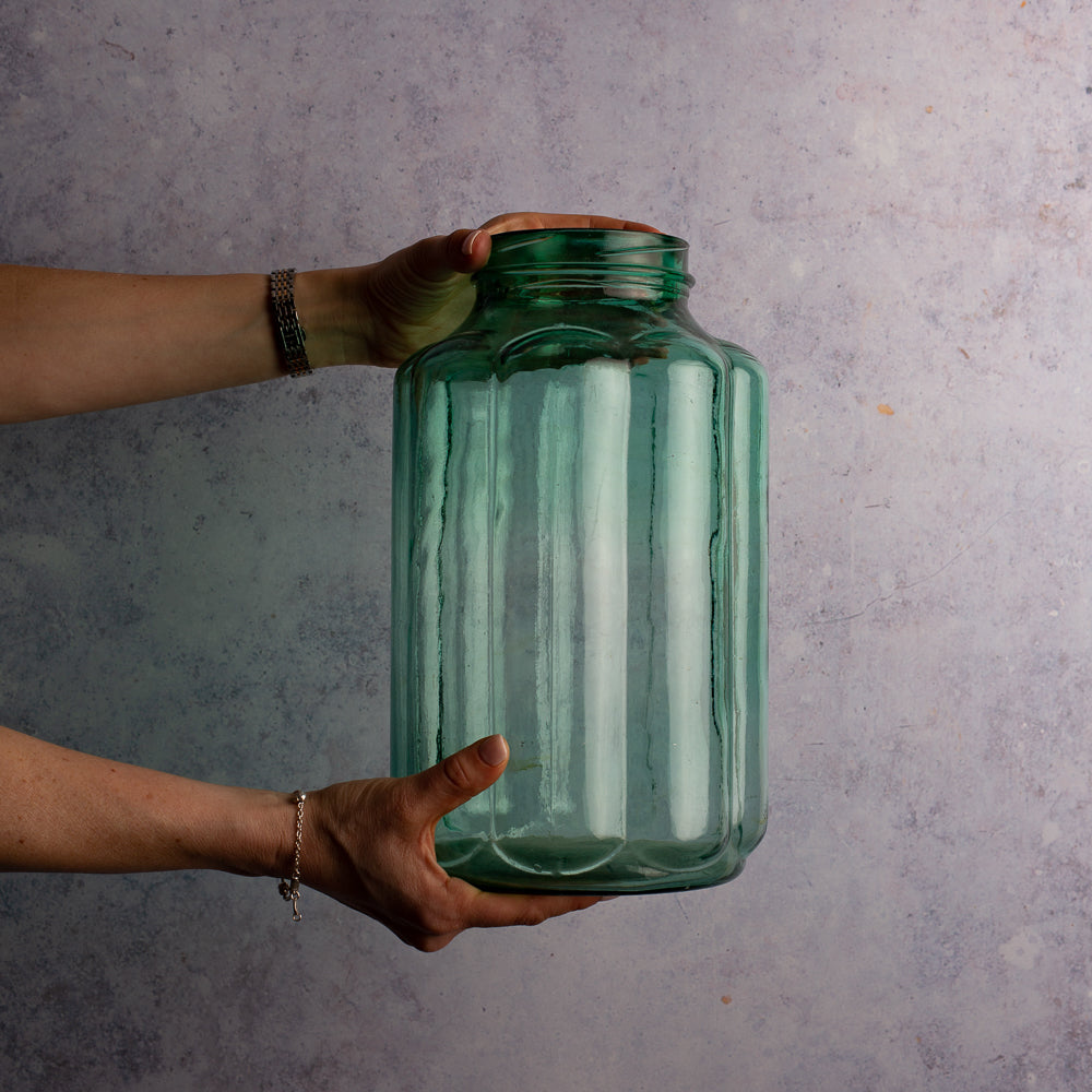 Ribbed Recycled Vase