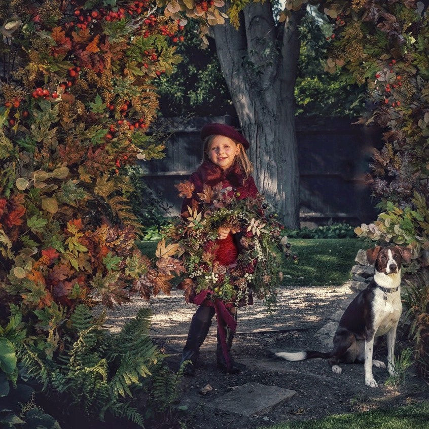 Autumn Plum Berry Wreath