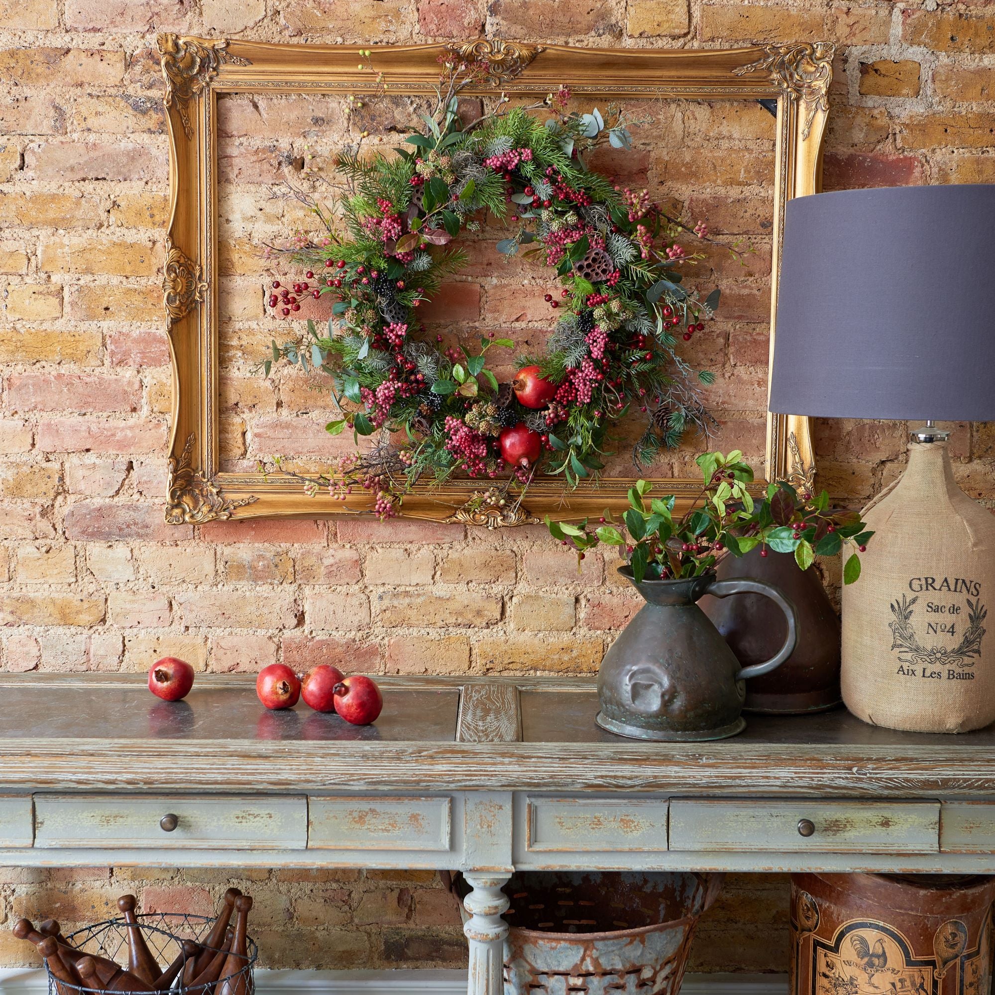 Christmas Red Berry & Pomegranates