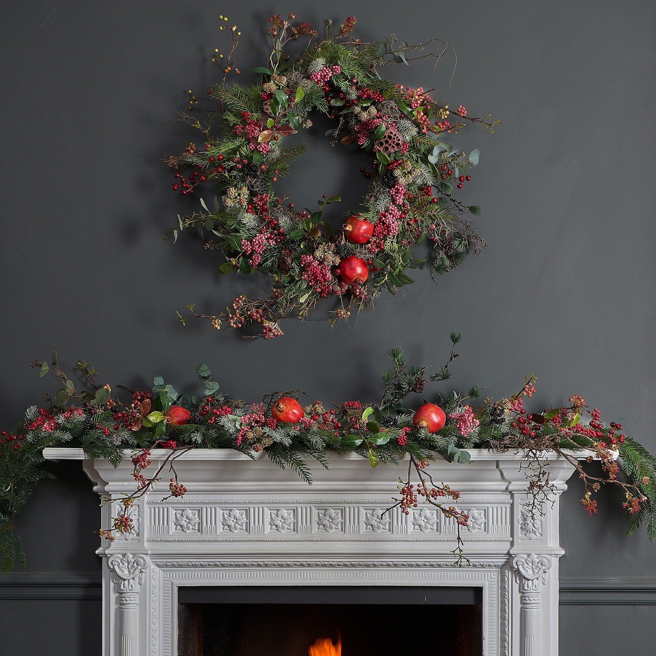 Christmas Red Berry & Pomegranates