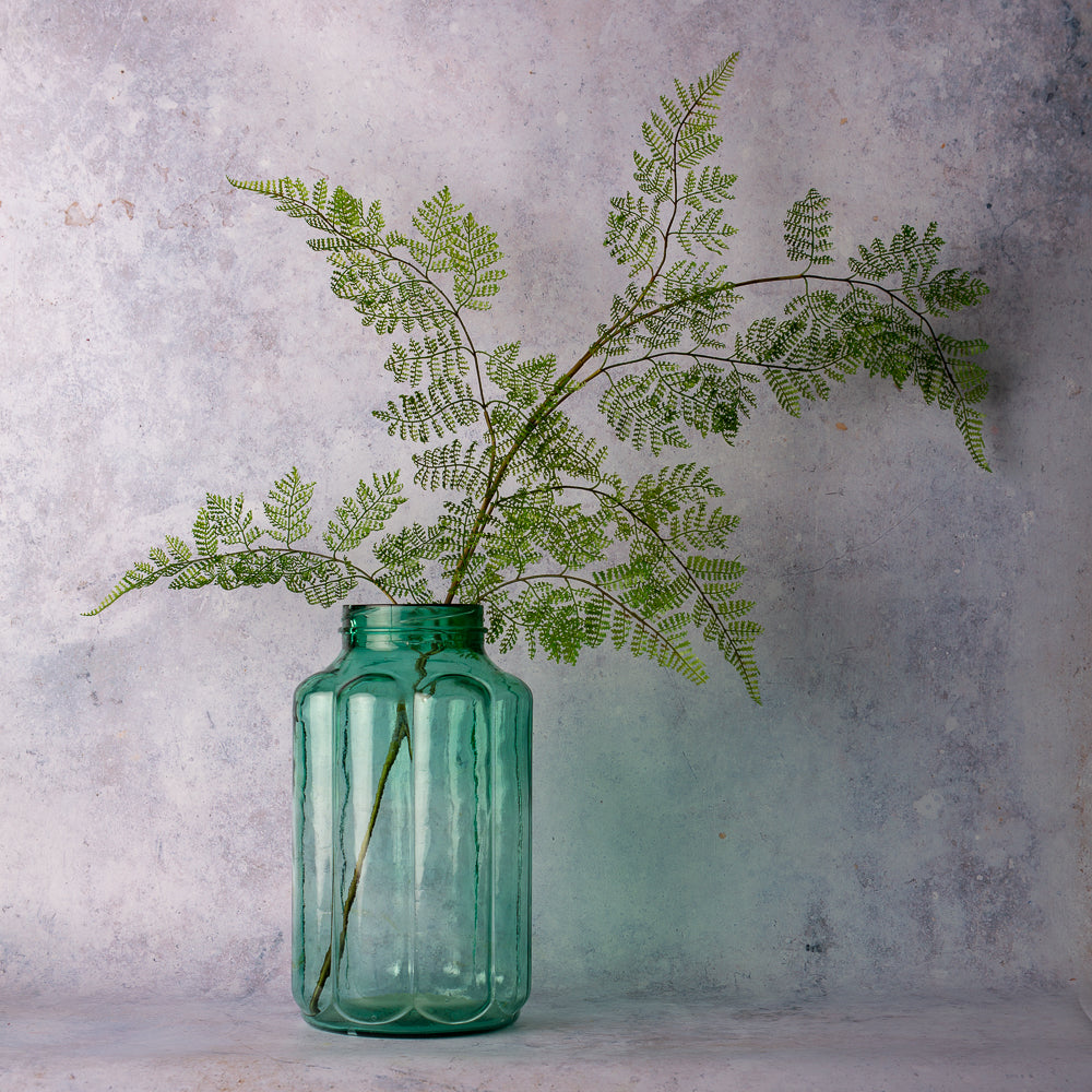 Ribbed Recycled Vase