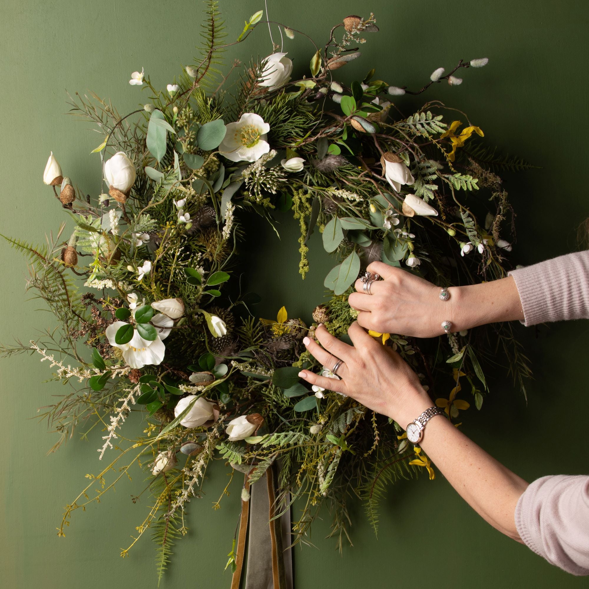 Yellow Spring Hope Wreath