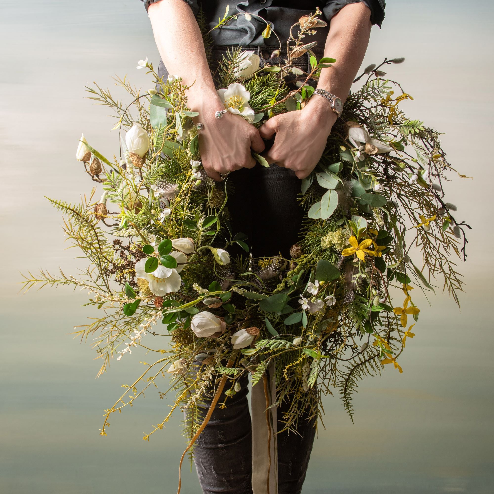 Yellow Spring Hope Wreath