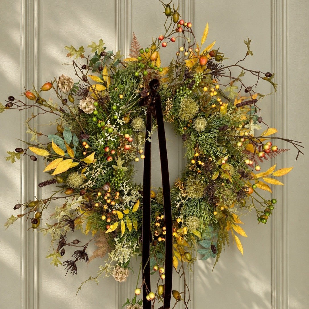 Olive & Ochre Berry Wreath