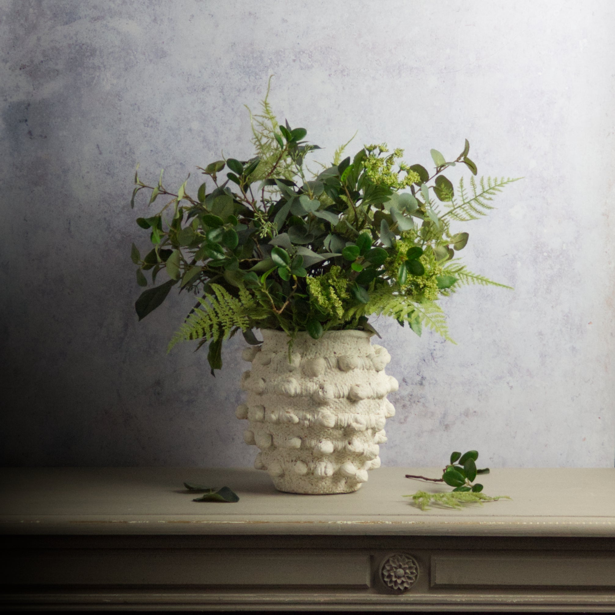 Eucalyptus and Fern Foliage Arrangement